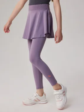 2 In 1 Soft Ballet Skirt Leggings