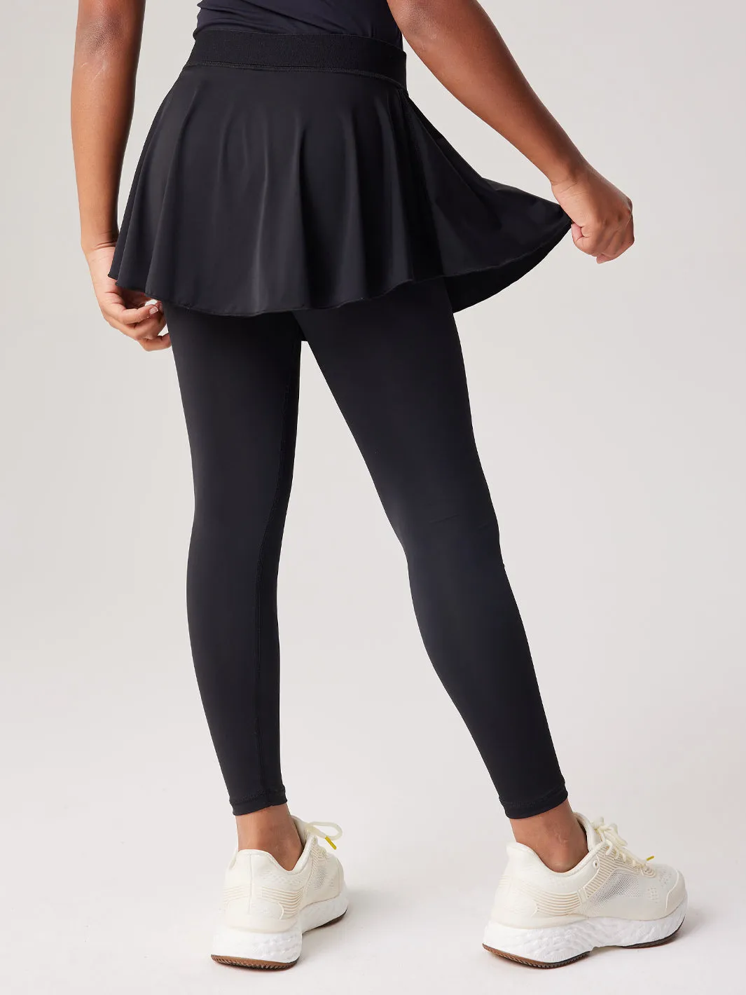 2 In 1 Soft Ballet Skirt Leggings