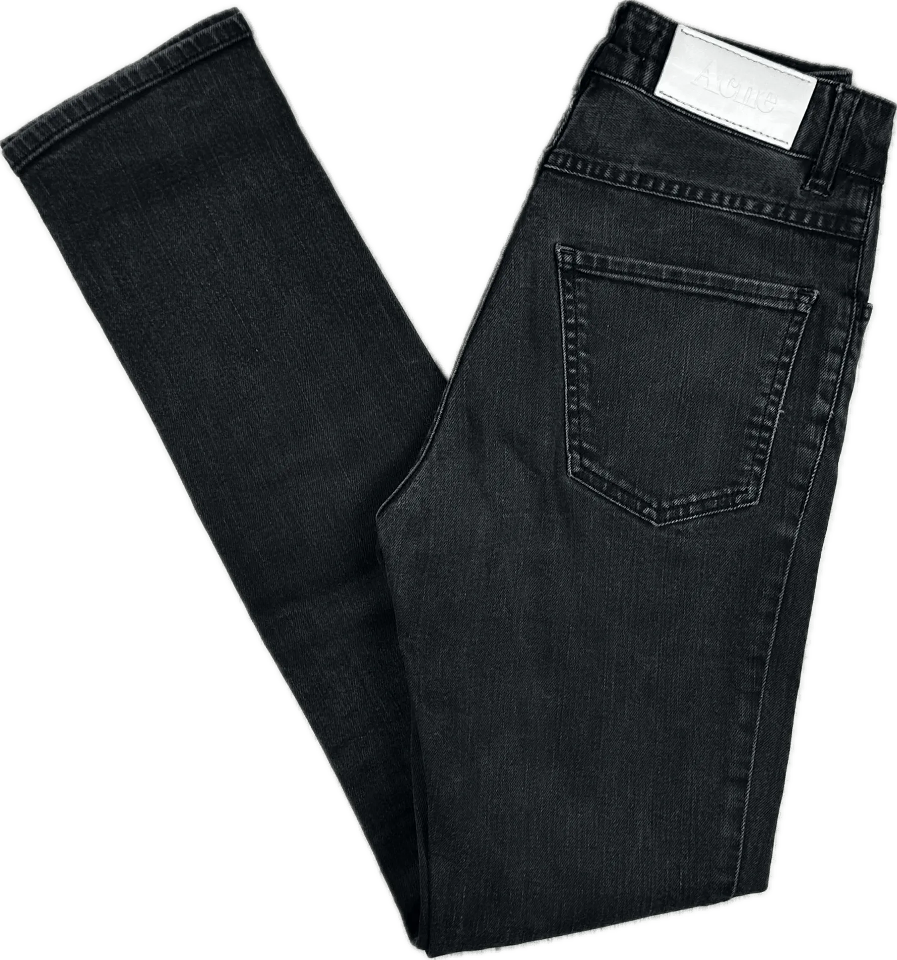 Acne Ladies 'Needle Wet Cash' High Slim Jeans - Size 26/32