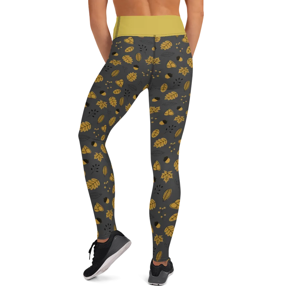 Acorns and Leaves Leggings