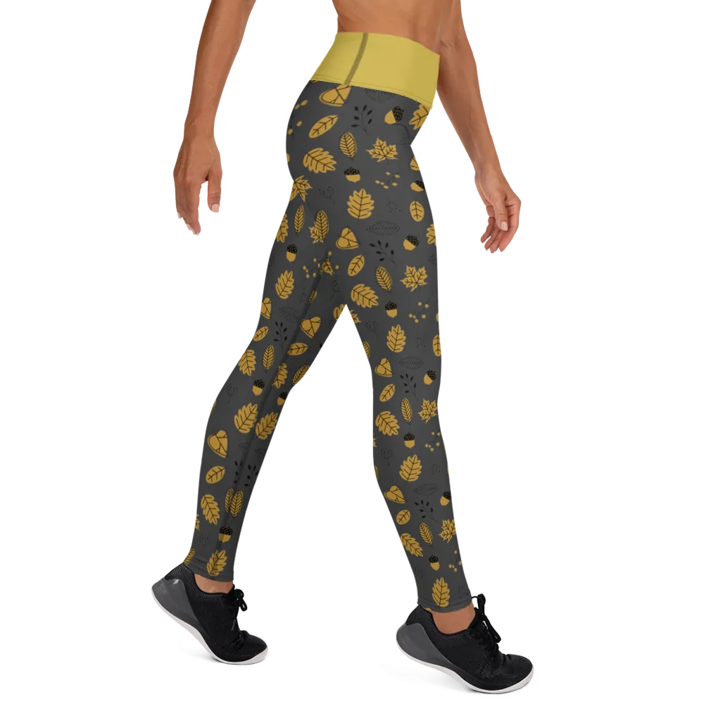 Acorns and Leaves Leggings
