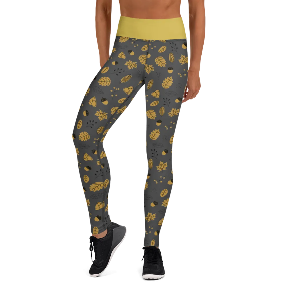 Acorns and Leaves Leggings