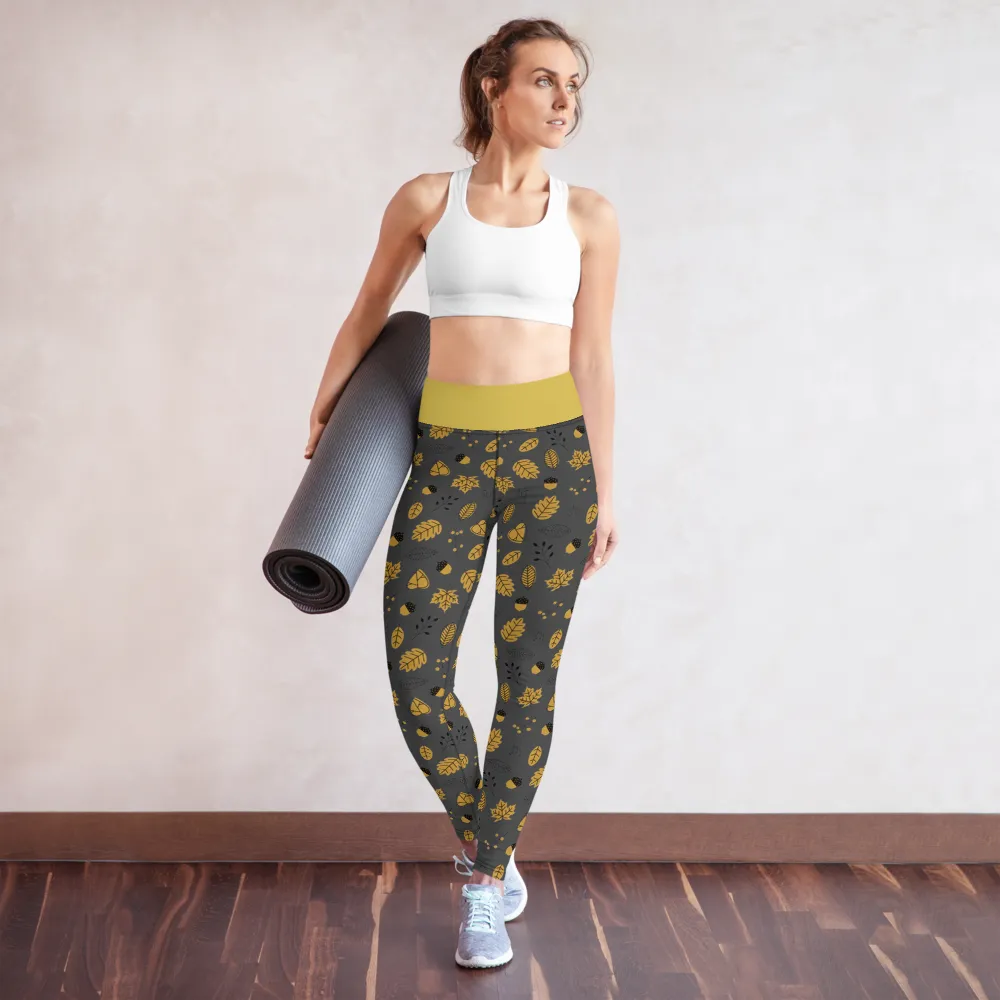 Acorns and Leaves Leggings