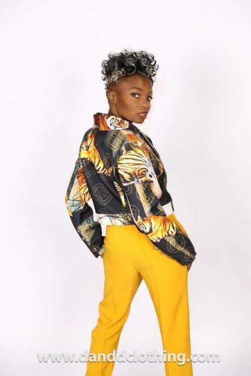 African Jacket Tiger print for Women