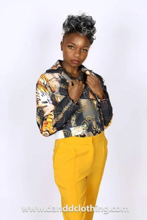 African Jacket Tiger print for Women