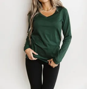 Ampersand Ave - LuLu Long Sleeve V-Neck Top
