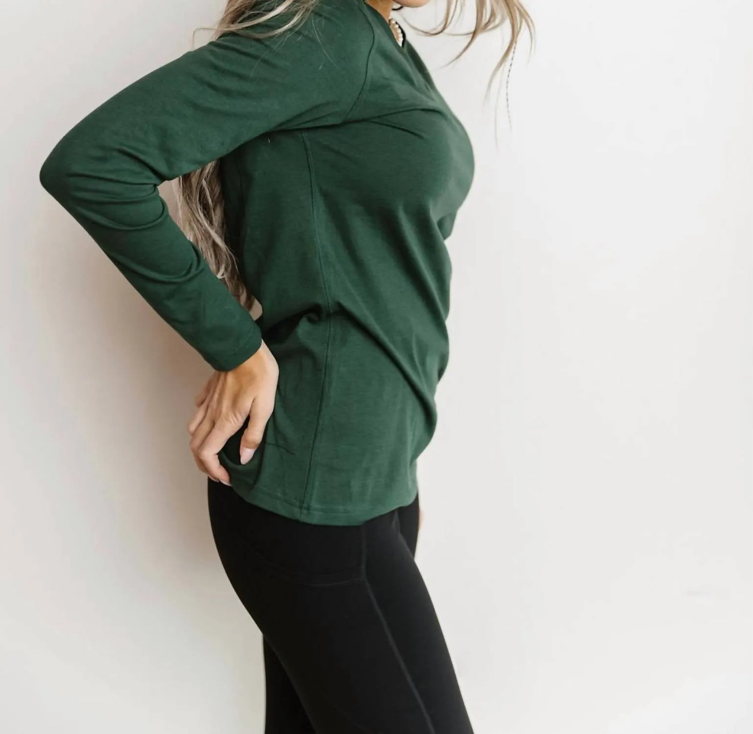 Ampersand Ave - LuLu Long Sleeve V-Neck Top