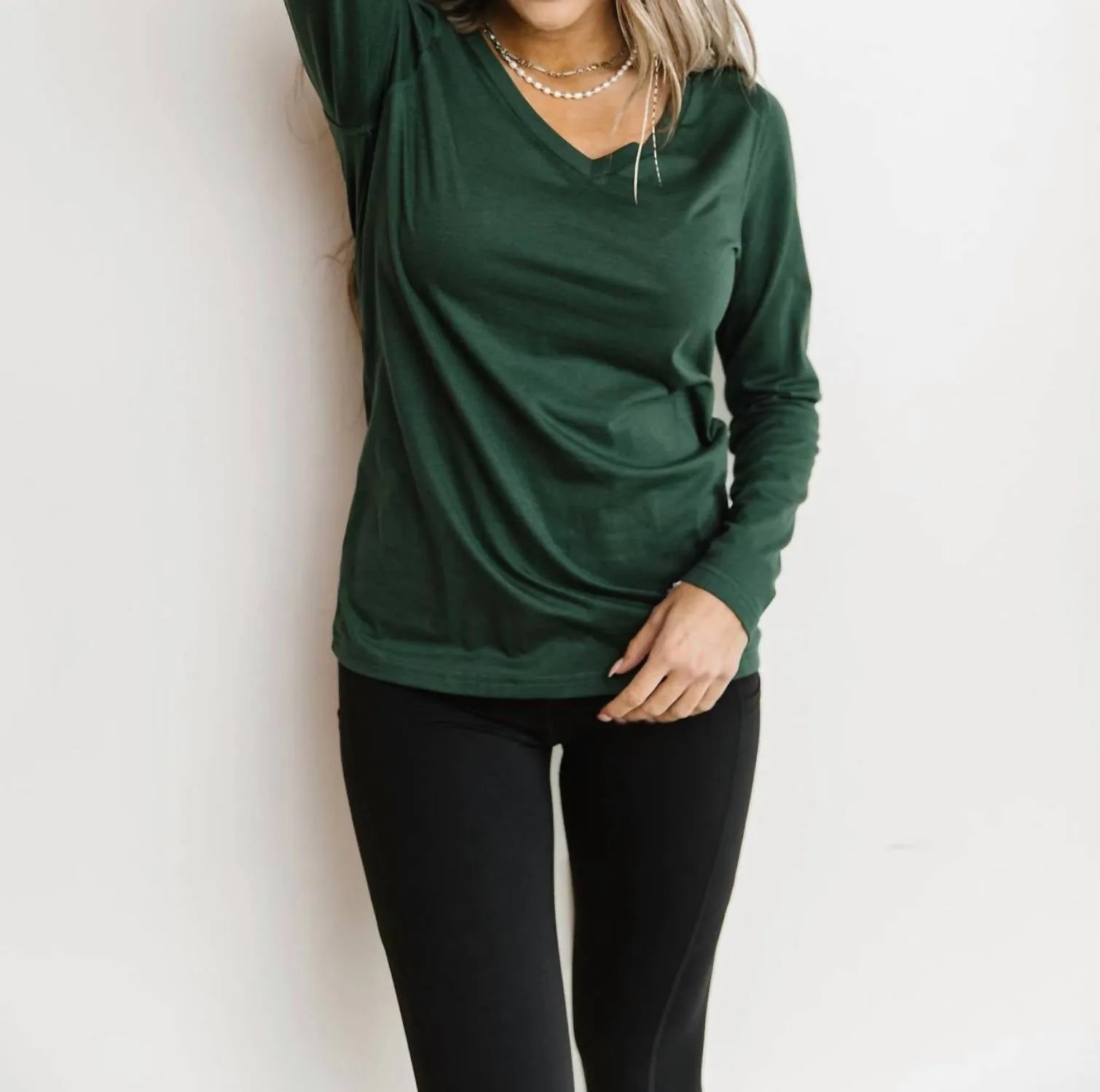 Ampersand Ave - LuLu Long Sleeve V-Neck Top