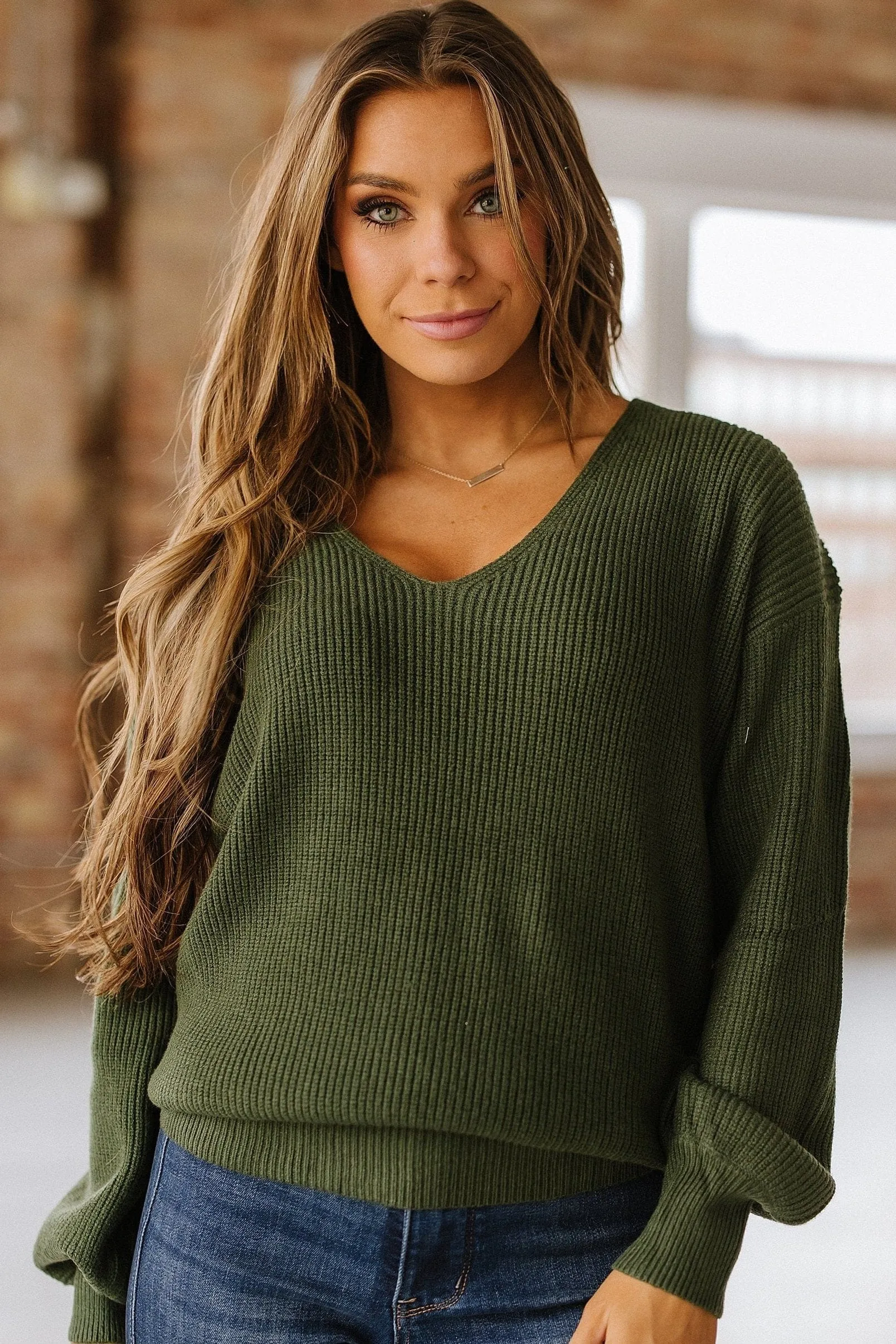 Annalise Lantern Sleeve Bow Knot Sweater