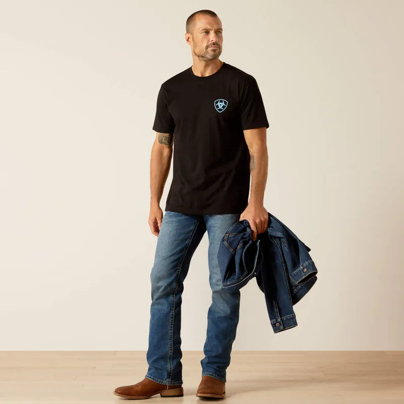 Ariat Men's Ariat Chrome Wire T-Shirt, Black