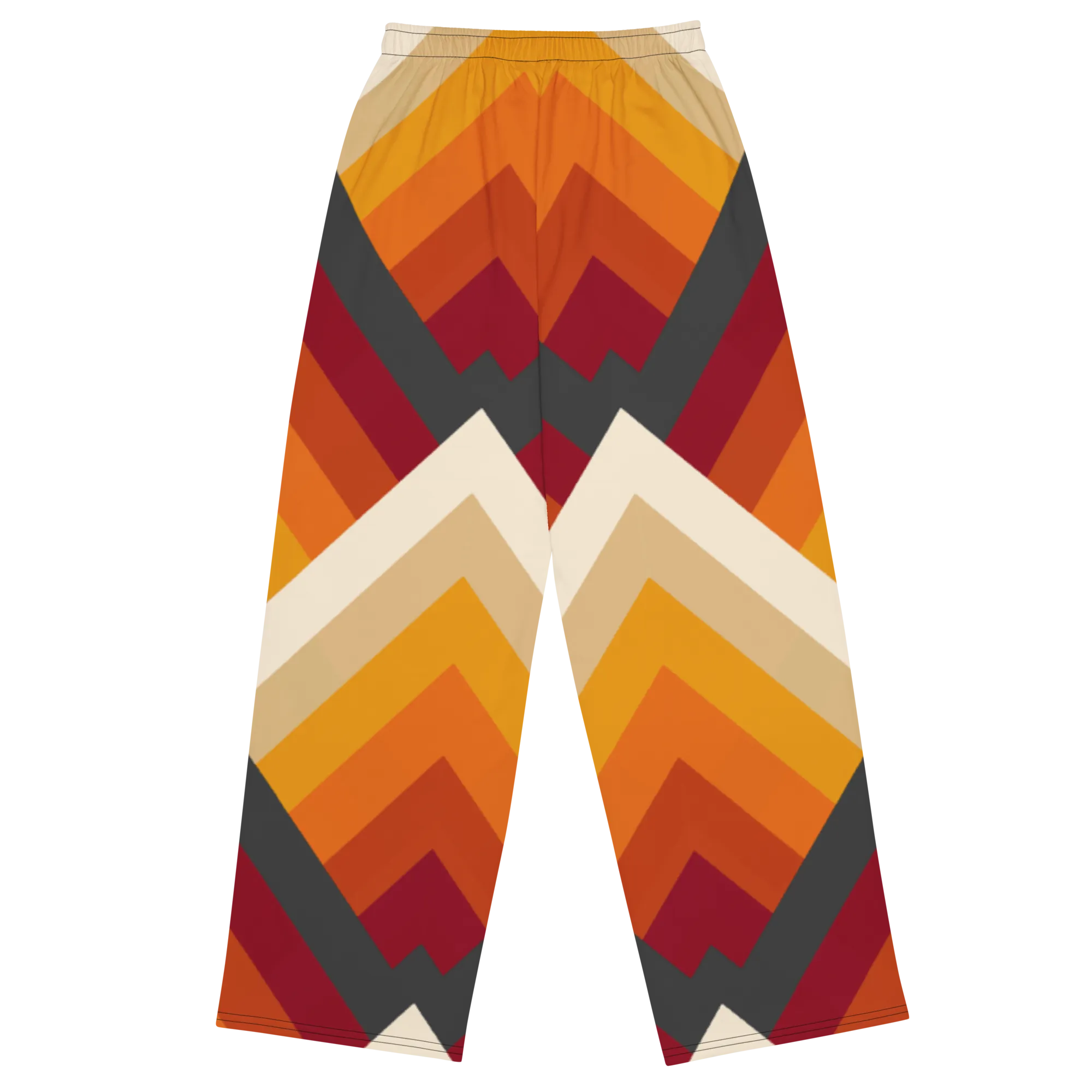 Autumn Geometry wide-leg pants