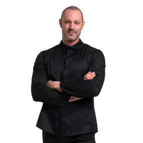 Black Long Sleeve Kitchen Coat Figari - ROBUR