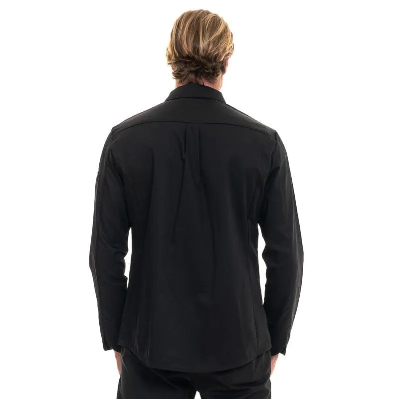 Black Long Sleeve Kitchen Coat Figari - ROBUR