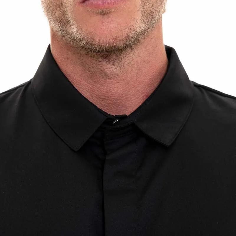 Black Long Sleeve Kitchen Coat Figari - ROBUR