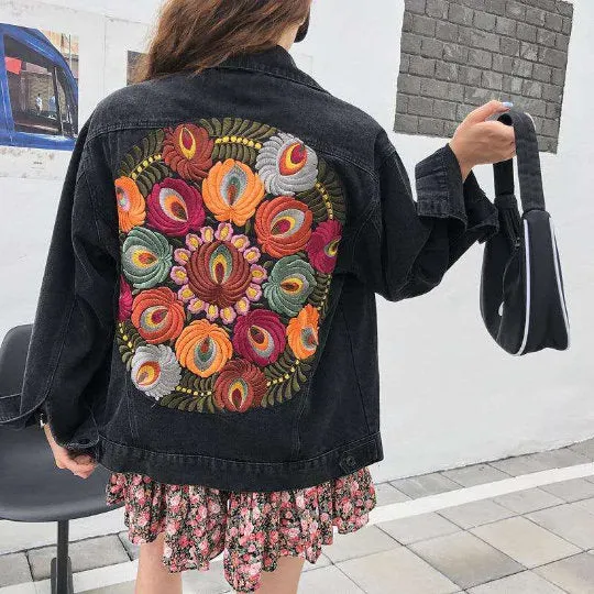 Boho Chic Denim Jacket