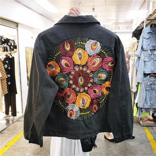 Boho Chic Denim Jacket
