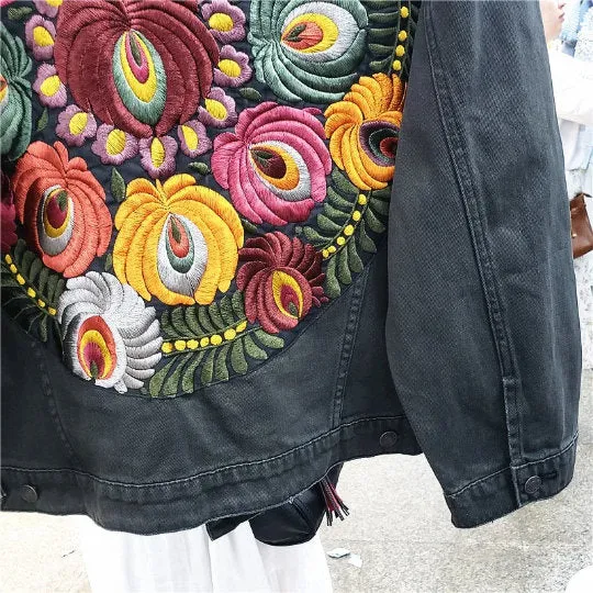 Boho Chic Denim Jacket