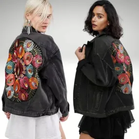 Boho Chic Denim Jacket