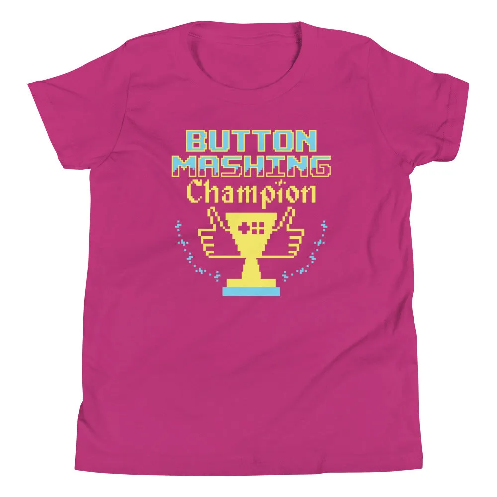 Button Mashing Champion Kid's Youth Tee