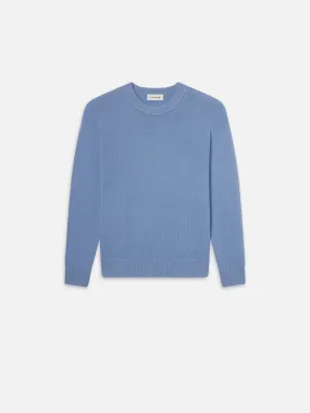 Cashmere Crewneck Sweater -- Soft Blue