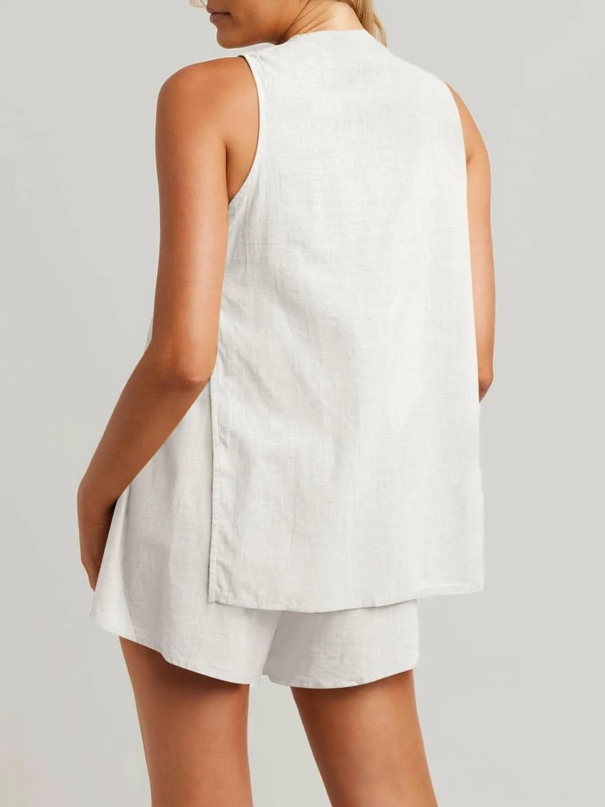 Chic cotton lounge set - cozy comfort