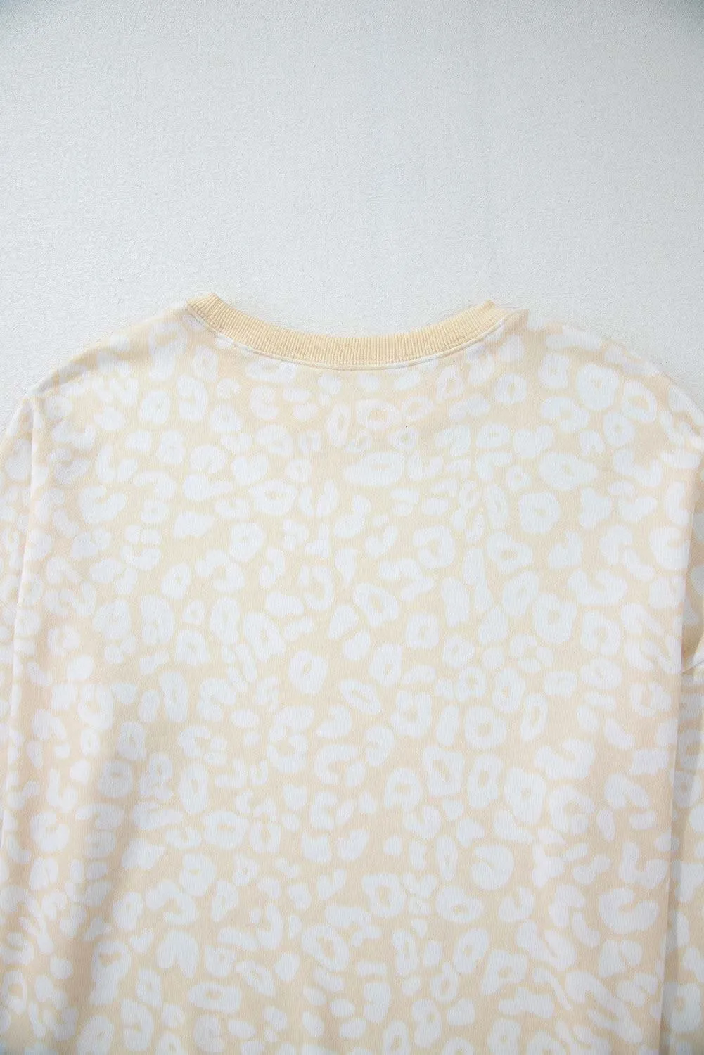 Cozy cheetah print loungewear set