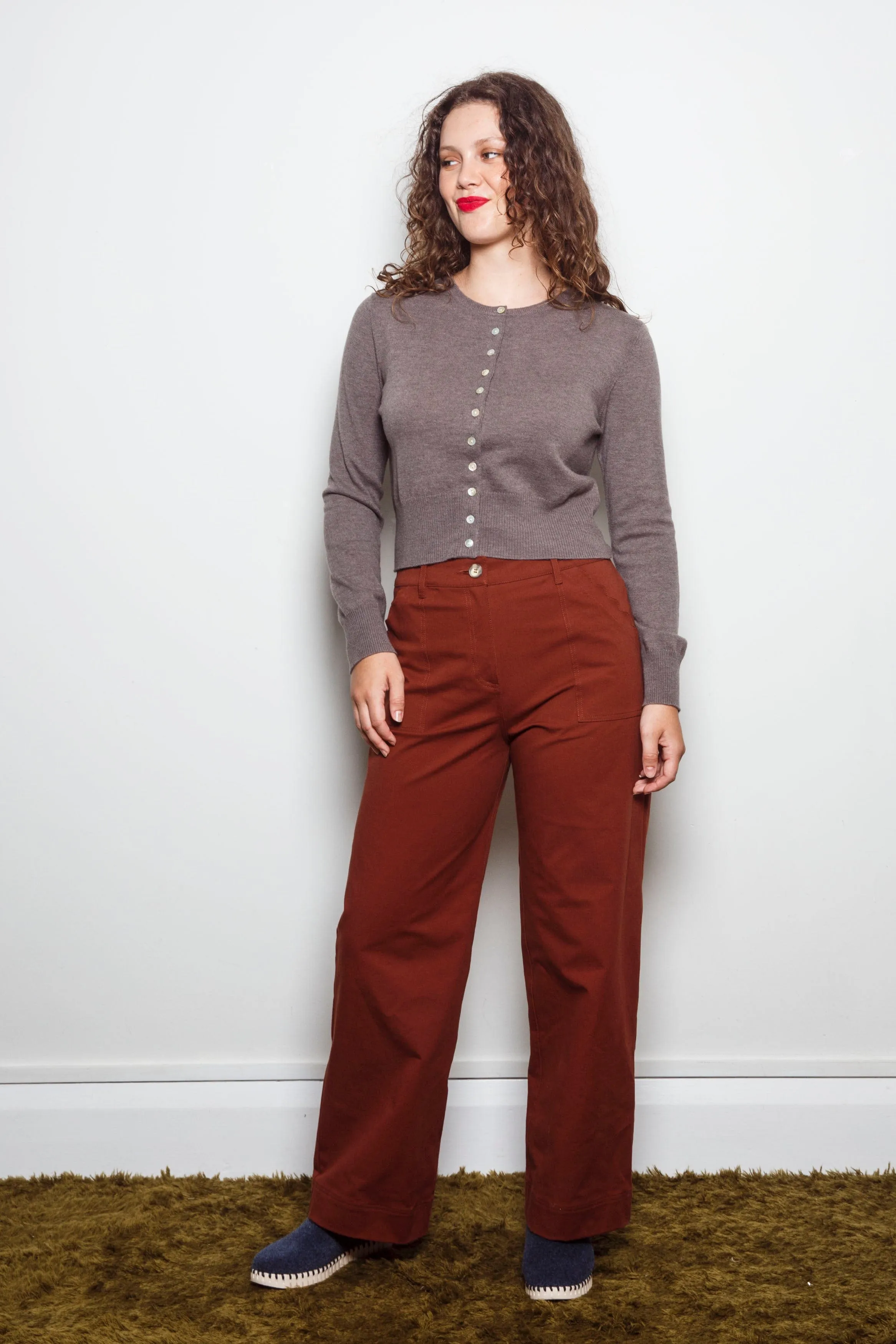 Dalston Sandy Pants Rust