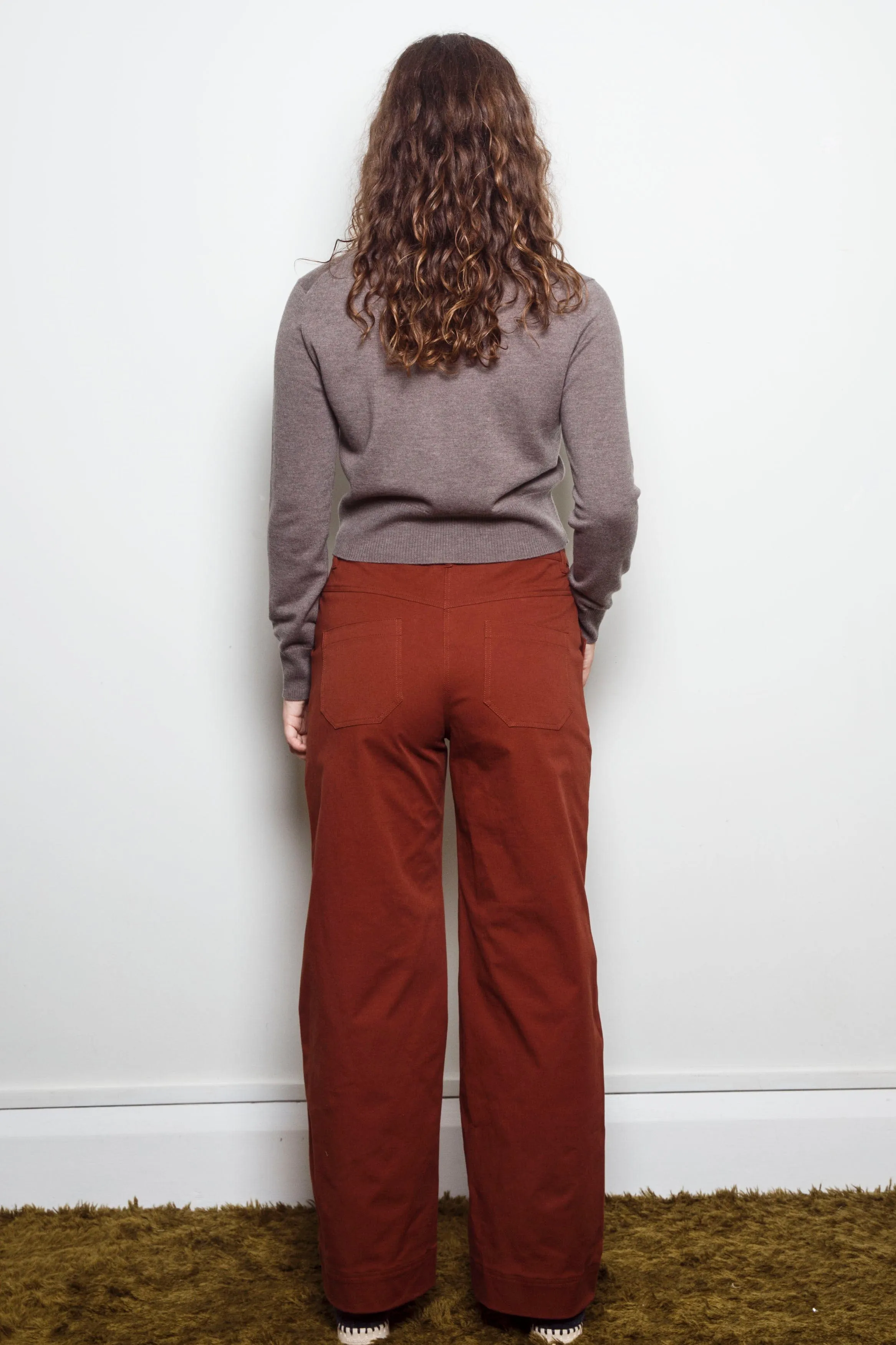 Dalston Sandy Pants Rust