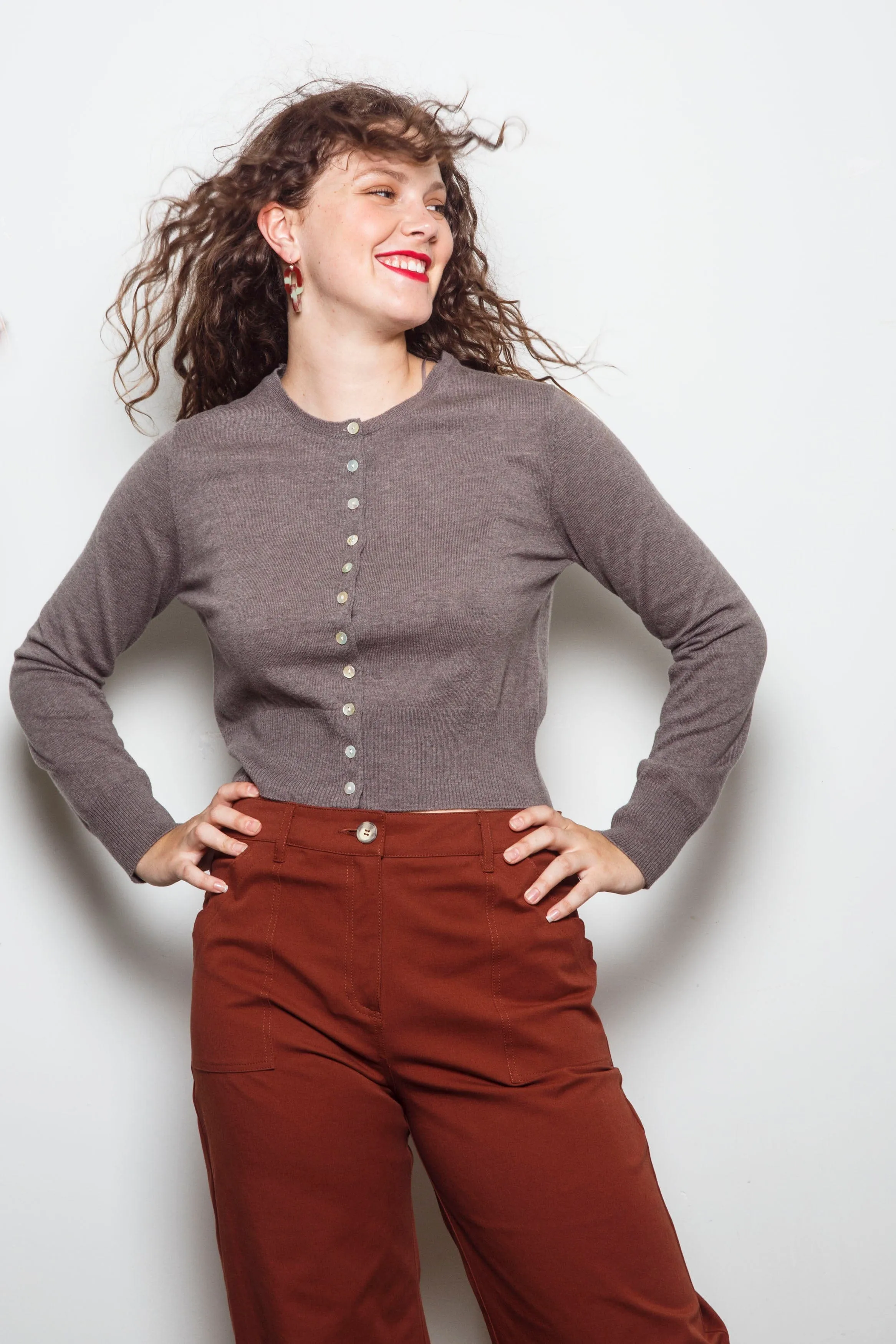 Dalston Sandy Pants Rust