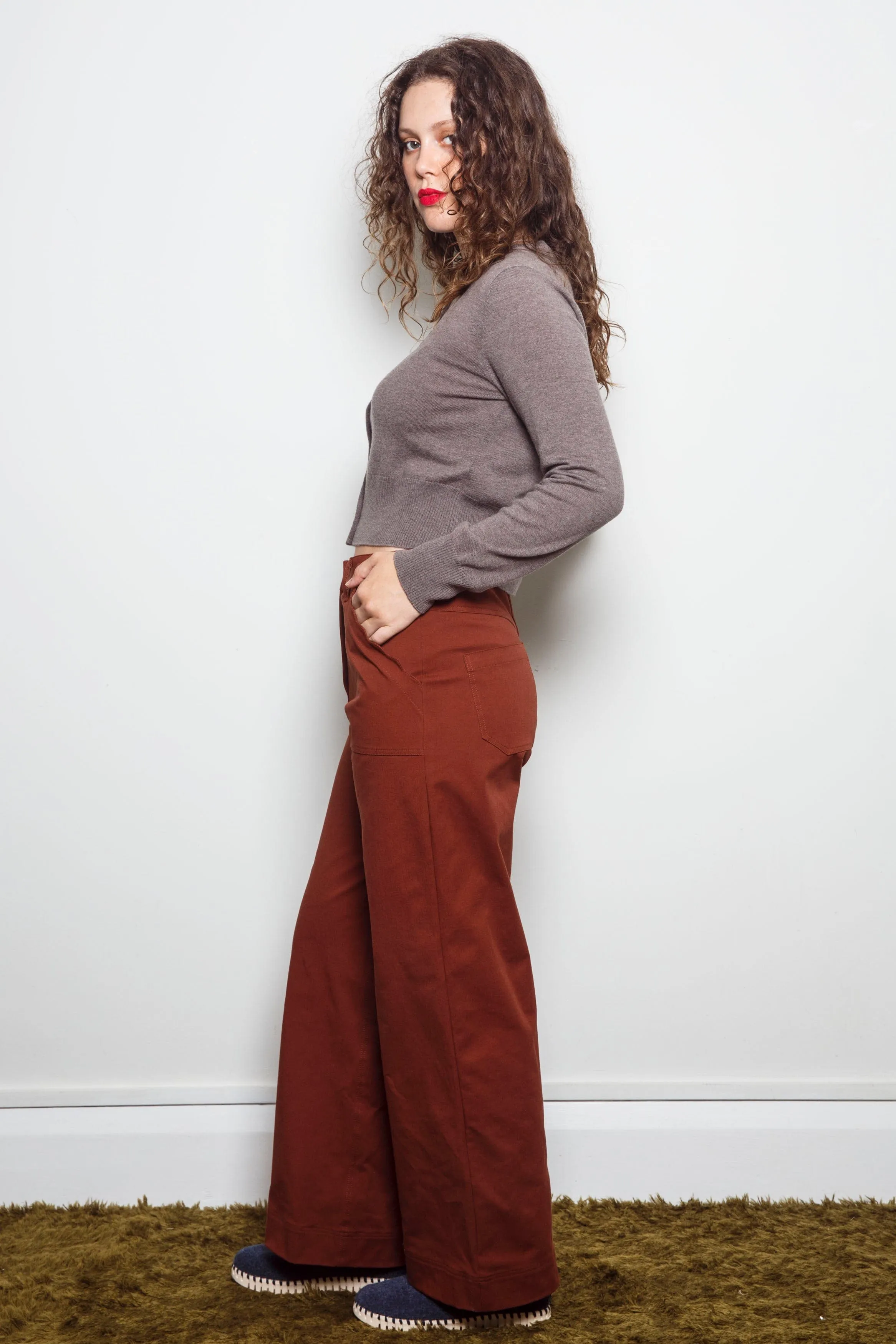 Dalston Sandy Pants Rust