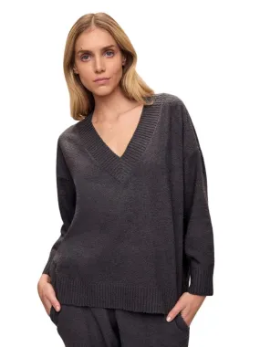 Eberjey Recycled Boucle Sweater - Graphite