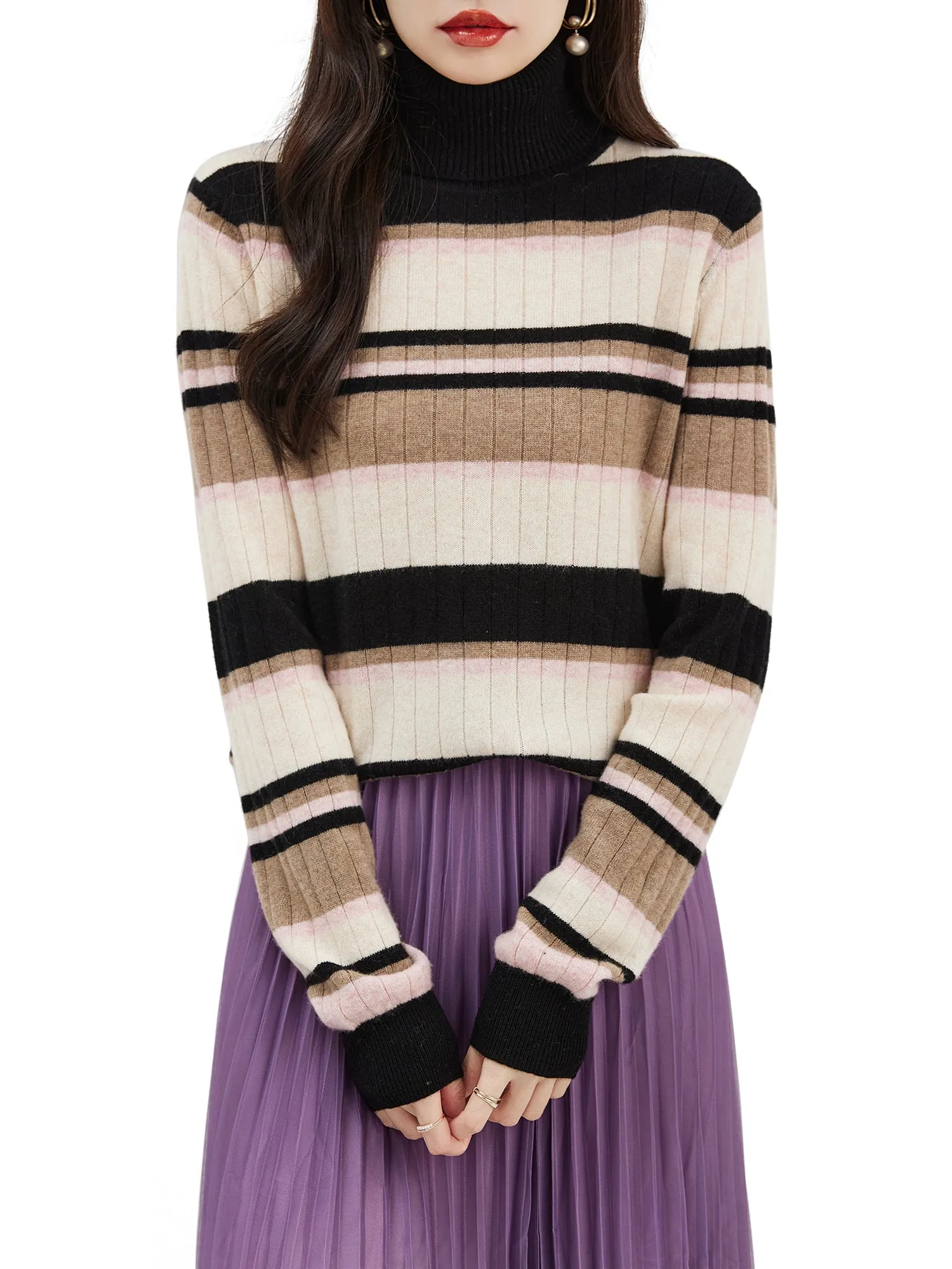 Eva Woman Turtleneck Sweater
