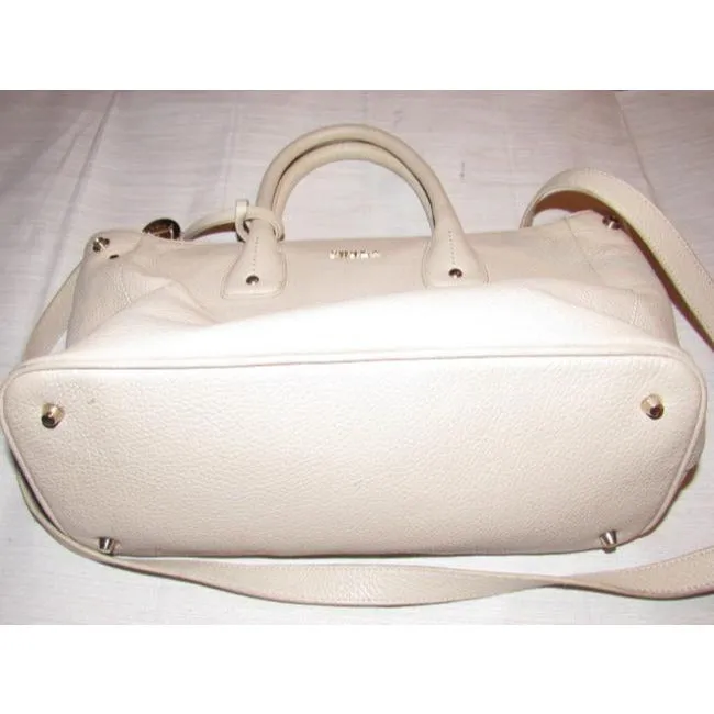 Furla New Pursesnew Designer Purses Ivory Blush Textured Leather Satchel