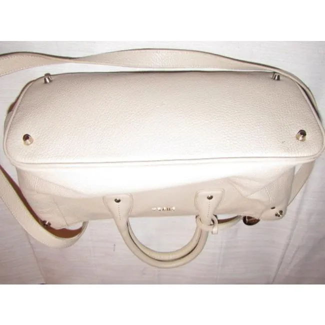 Furla New Pursesnew Designer Purses Ivory Blush Textured Leather Satchel