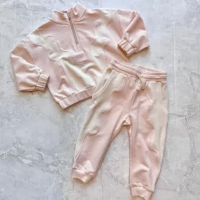 Girls Sets | West 2 Piece Set - Shell | Rylee and Cru