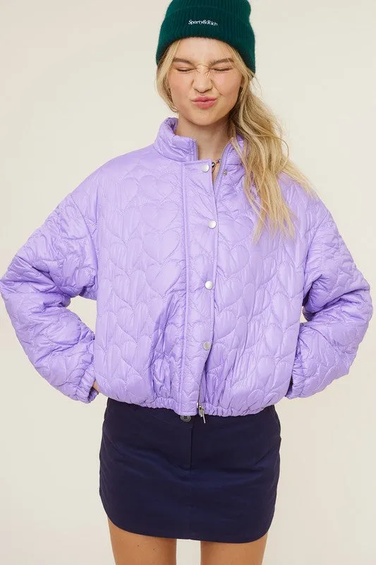 Heart Struck Puffer Jacket