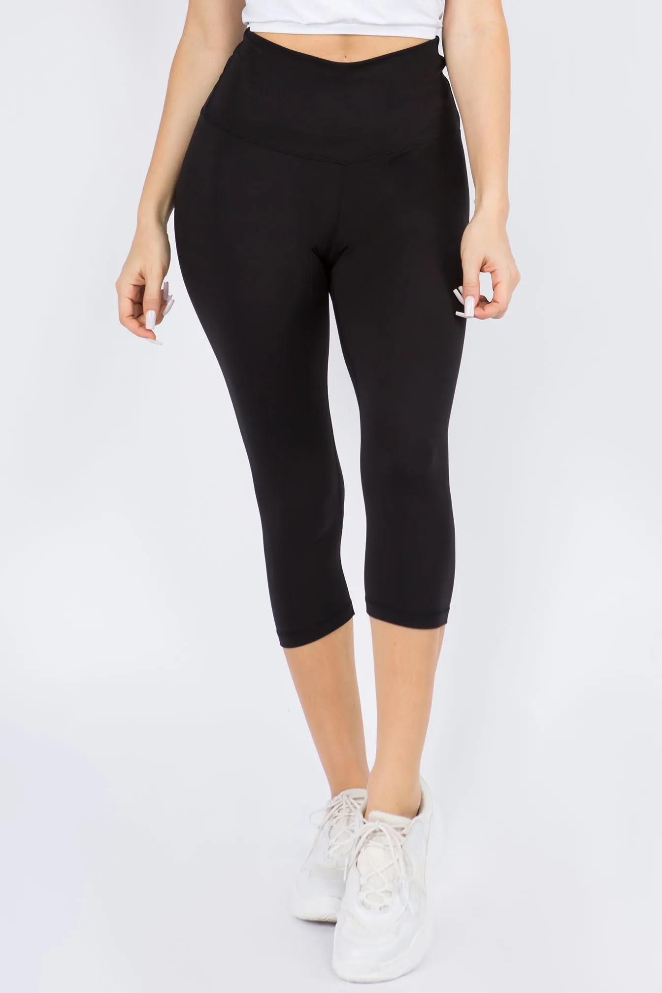 High-Rise Essential Capri Leggings