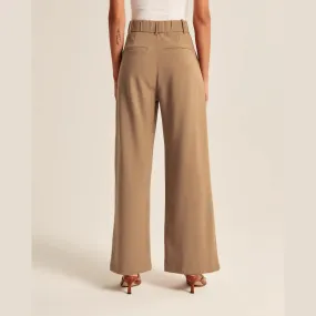 High Waist Tailored Wide Leg Pants