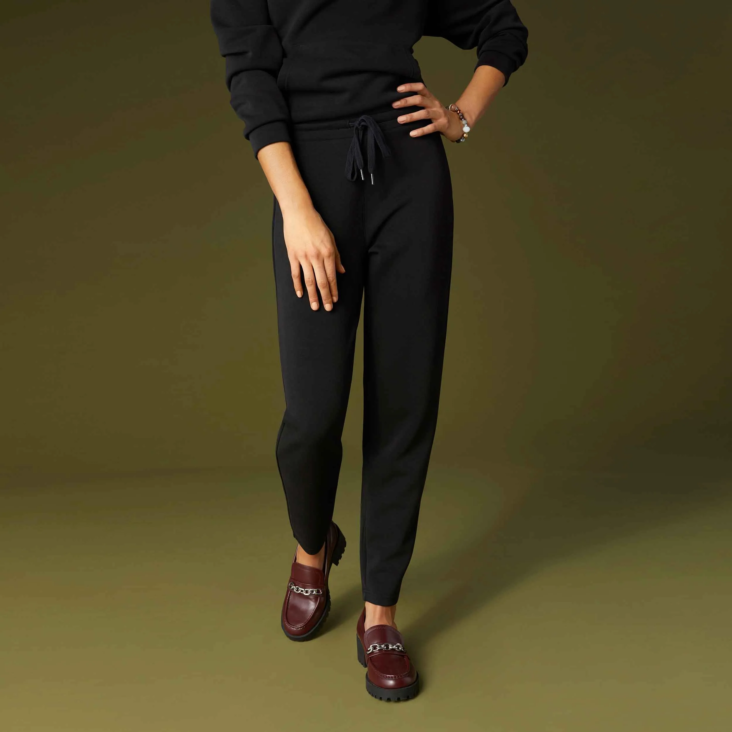 Hilarie Super Soft Tapered Bottom - Black