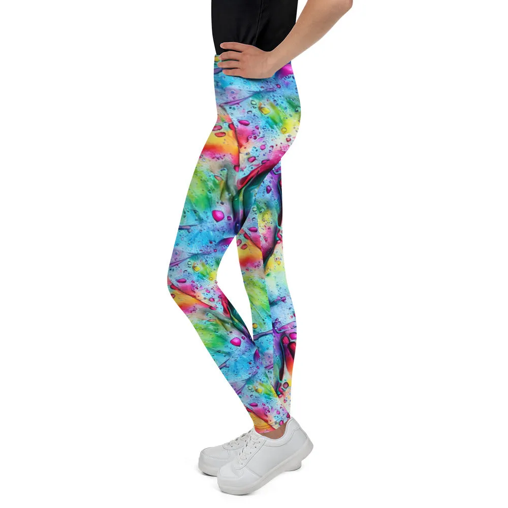 Hyper-Realistic Multicolor Drips & Drops Leggings