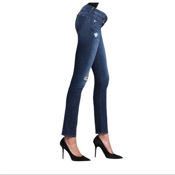 J Brand Mid Rise Rail Jeans in 'Norfolk' - Size 25