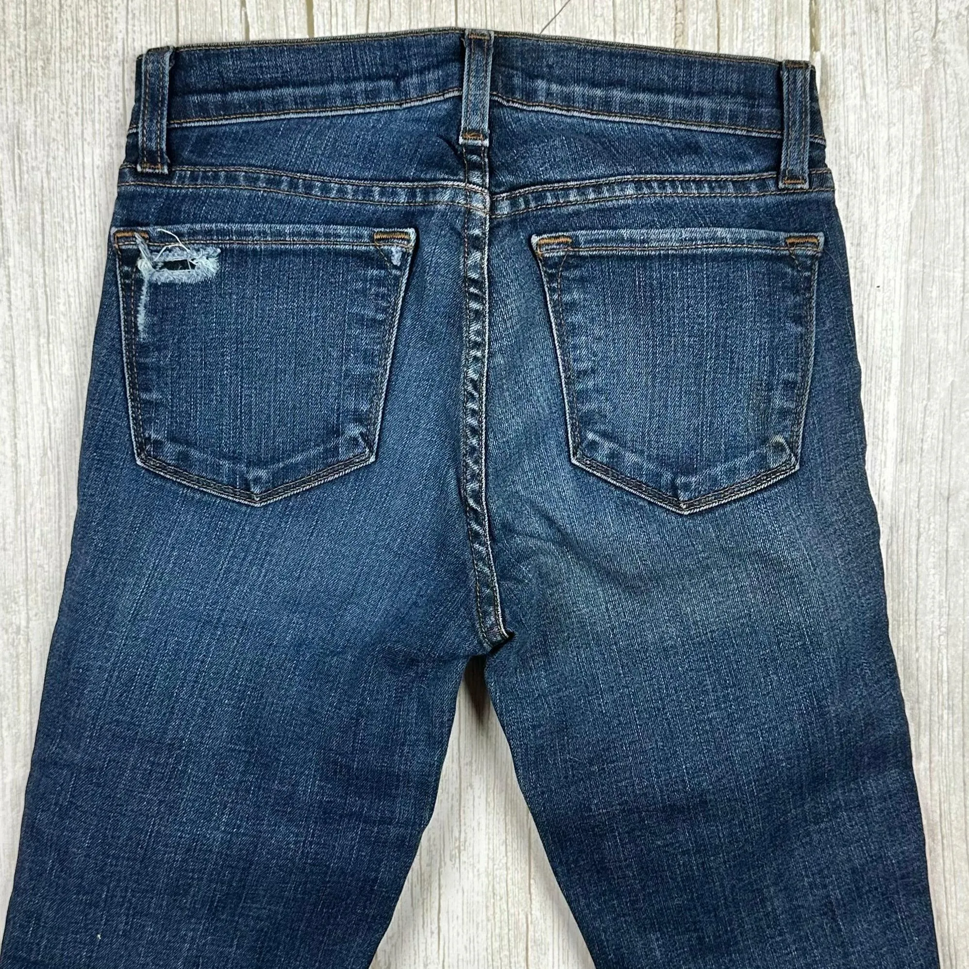 J Brand Mid Rise Rail Jeans in 'Norfolk' - Size 25