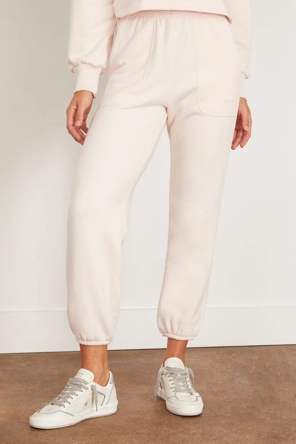 Mason Low Rise Relaxed Sweatpant in Mallow
