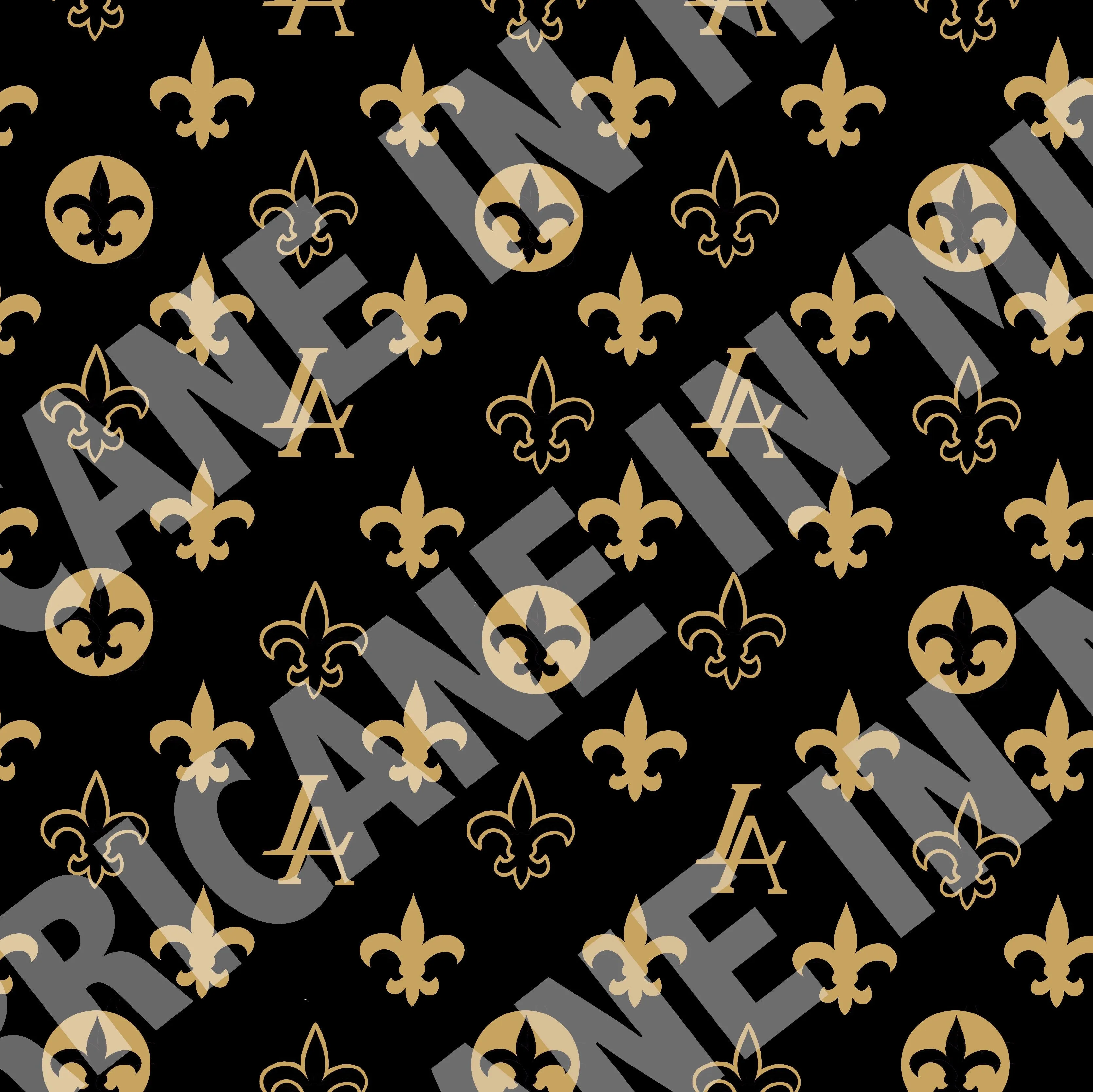 New Orleans Saints Louisiana Elegance "Louis" Premium Yoga Leggings