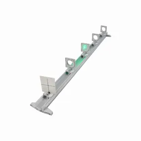 Optical Bench Kit With 120cm Sturdy Metal, Graduated, Bench, F-LED, Object Screen, Concave and Convex Lens with 100mm Focal Length, Concave & Convex Lens with 200mm Focal Length, 6 mounting brackets, and 2 support feet.