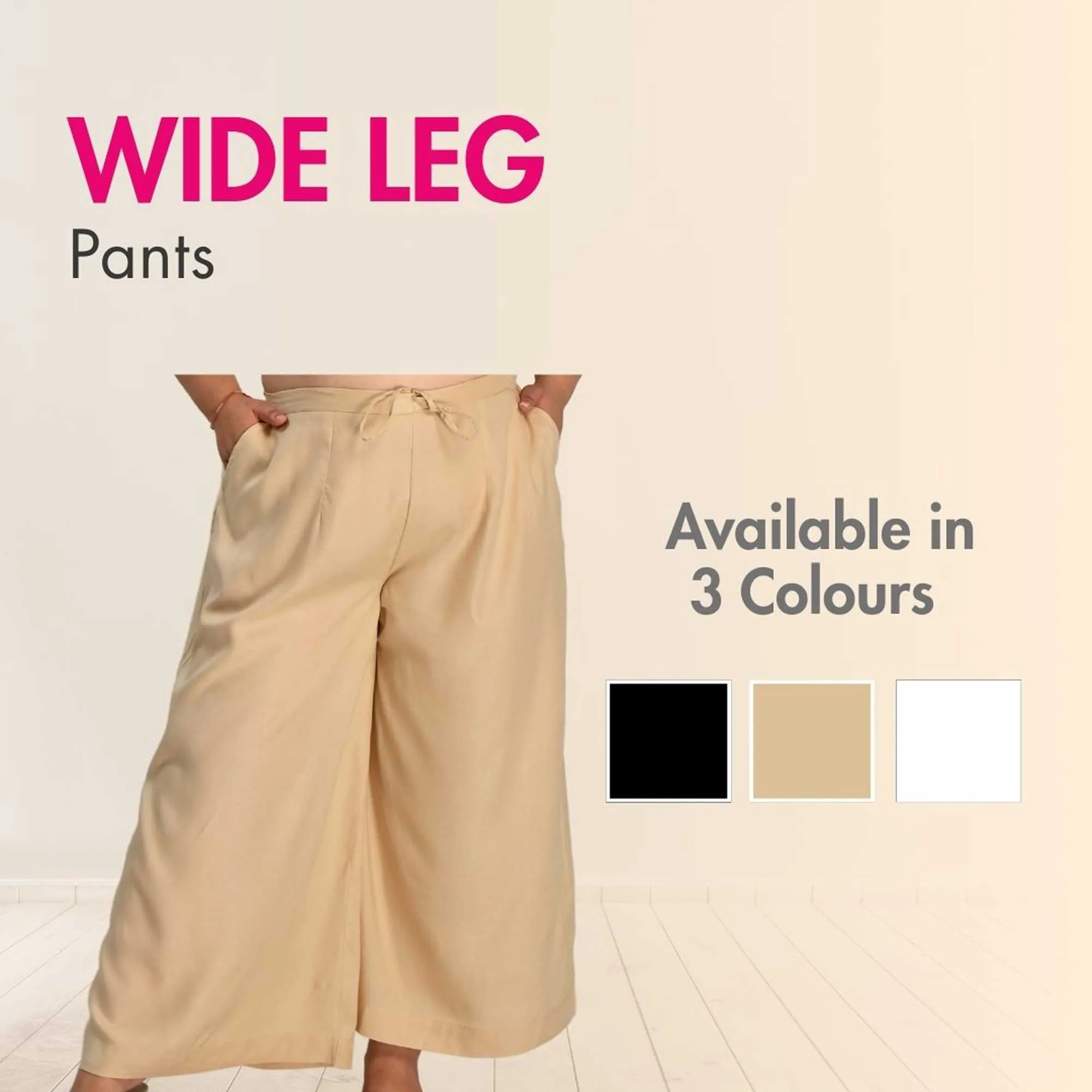 Plus Size Wide Leg Pants (Palazzos)