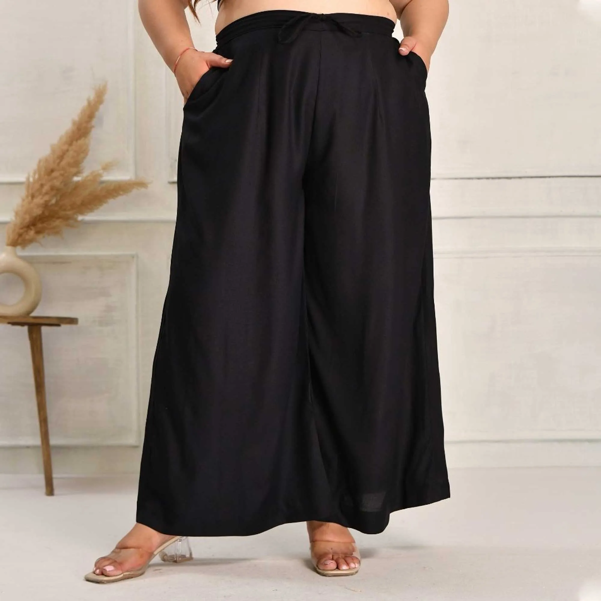 Plus Size Wide Leg Pants (Palazzos)