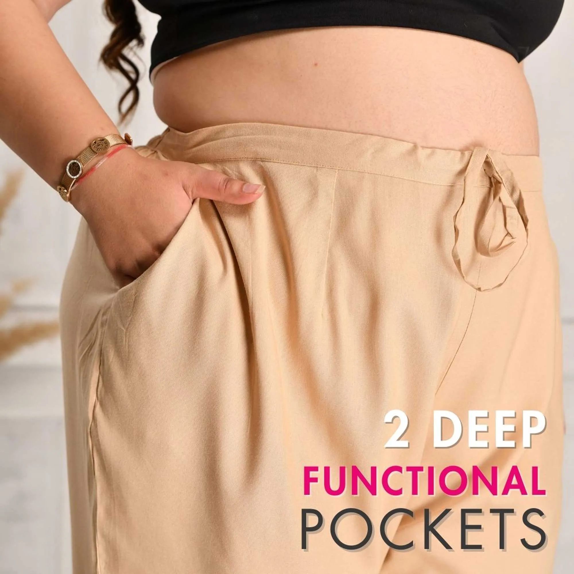 Plus Size Wide Leg Pants (Palazzos)