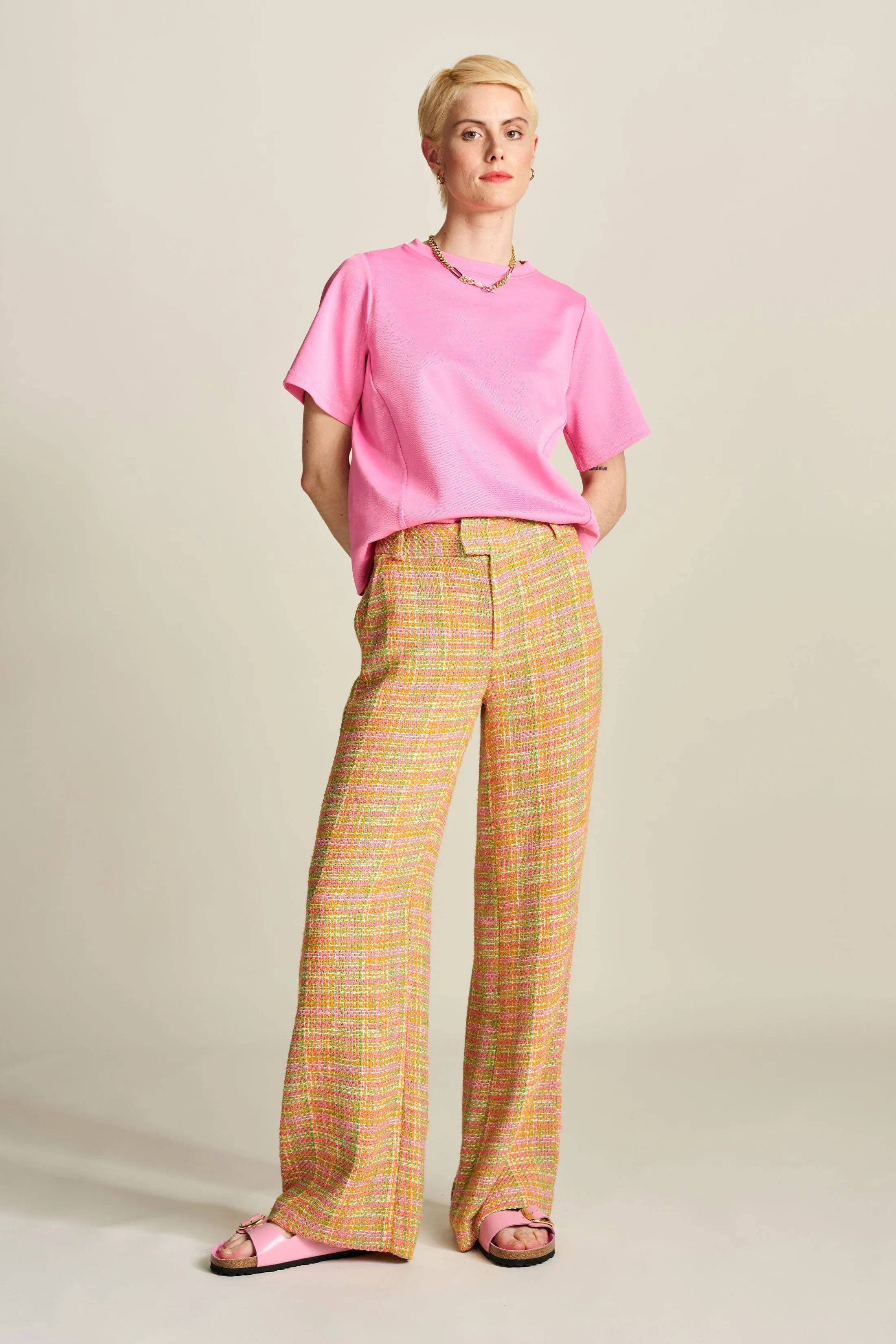 POM Amsterdam Sunset Tweed Pants