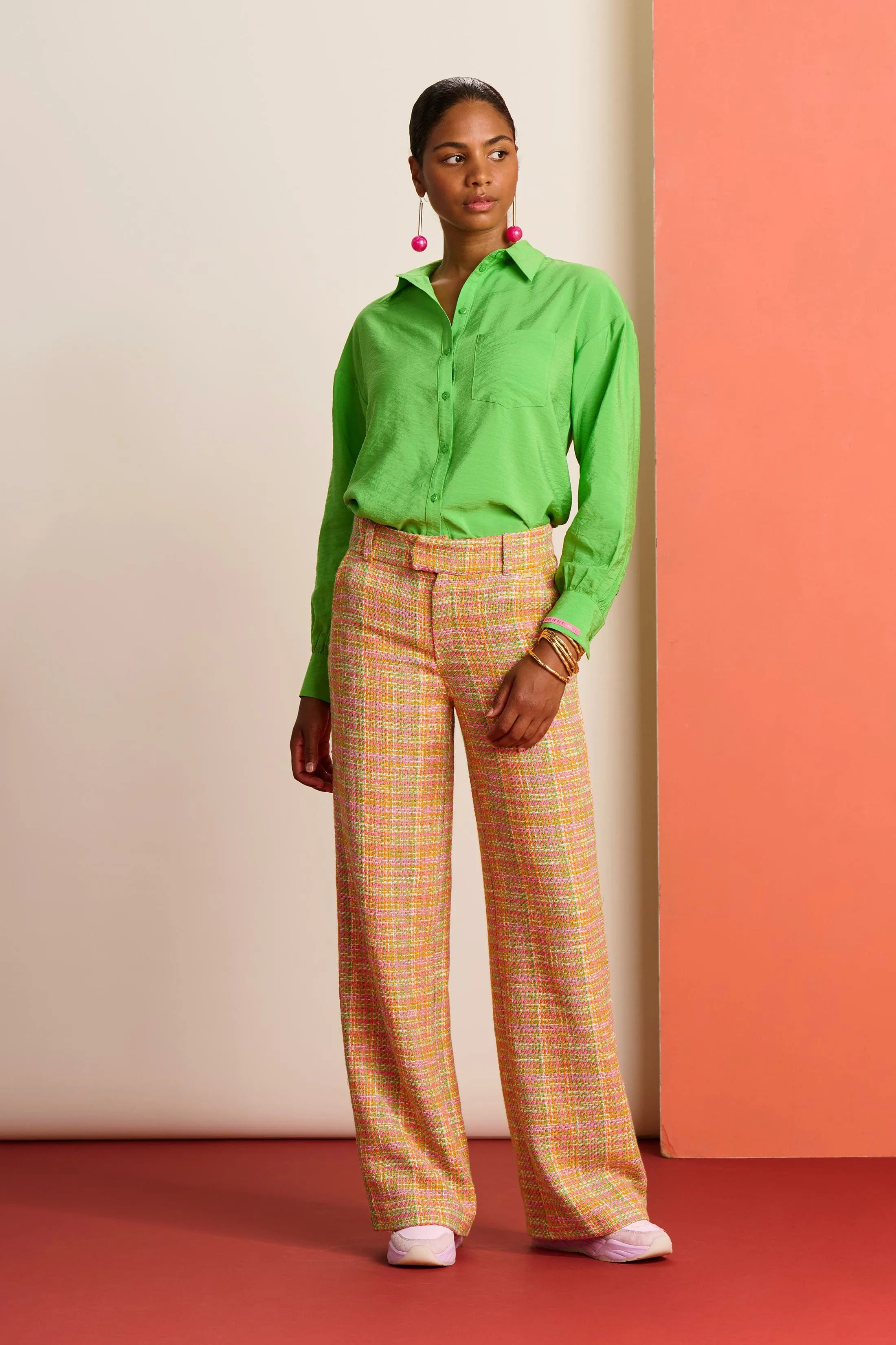 POM Amsterdam Sunset Tweed Pants